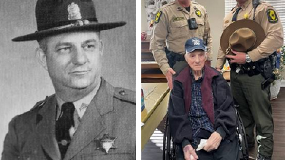 ISP celebrates retired sergeant's 100th birthday - Vimarsana News