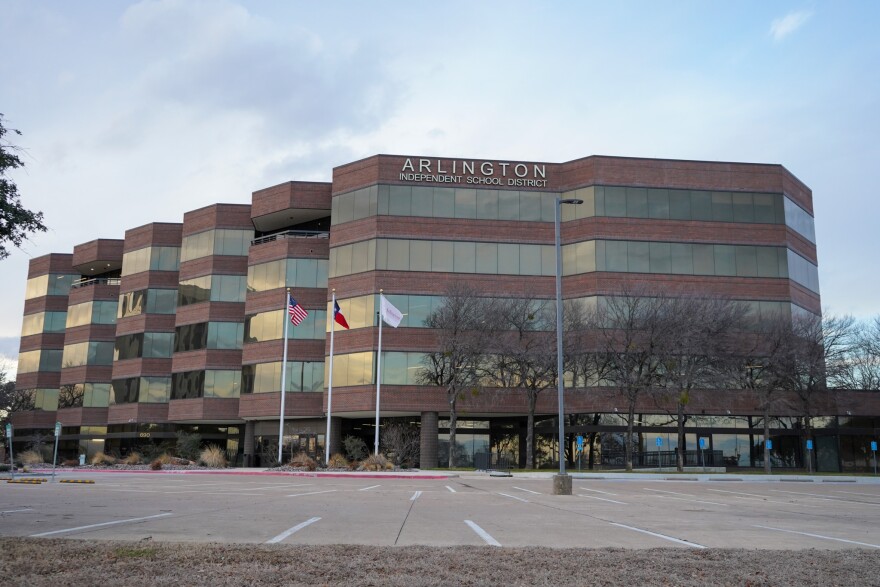 The new Arlington ISD building is located on East Lamar Blvd.