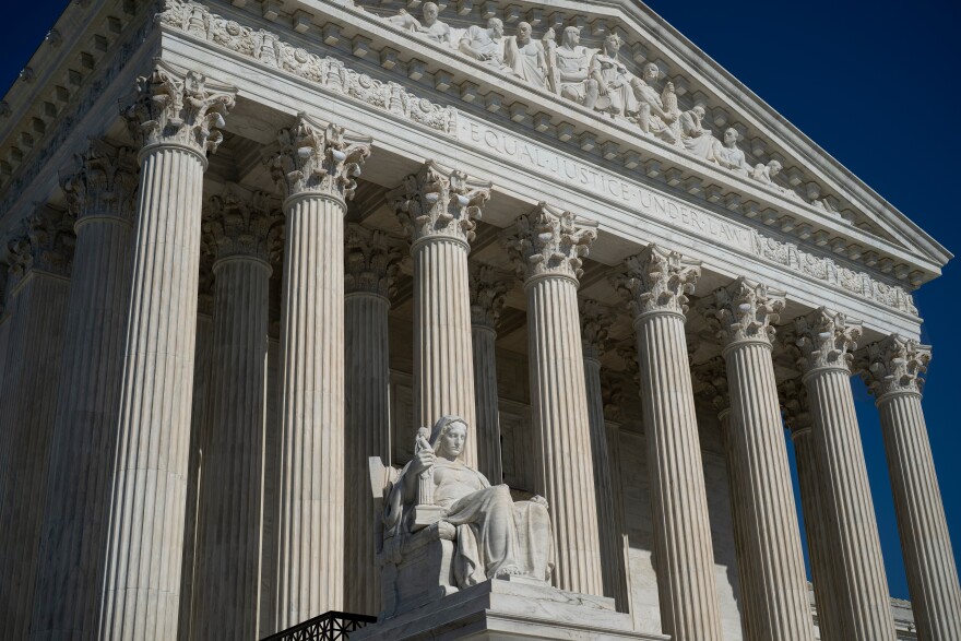 The Supreme Court building in Washington, Monday, May 18, 2026.