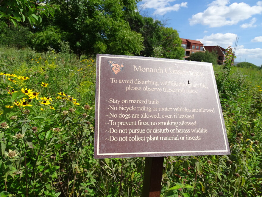 The conservancy - a view from the west.
