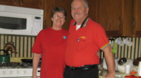 Gerald Guiling with his wife Lois