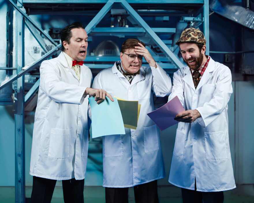 Scene from Florida Studio Theatre's production of 'The Blue Sky Boys'