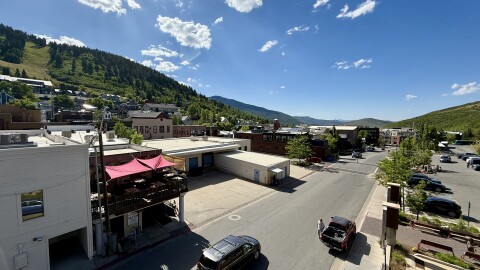 Along Swede Alley in Old Town, Park City.
