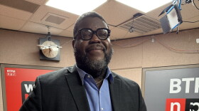 Image of Derrick Parson in the BTPM studio. Parson is Executive Director of the Exchange at Beverly Gray 