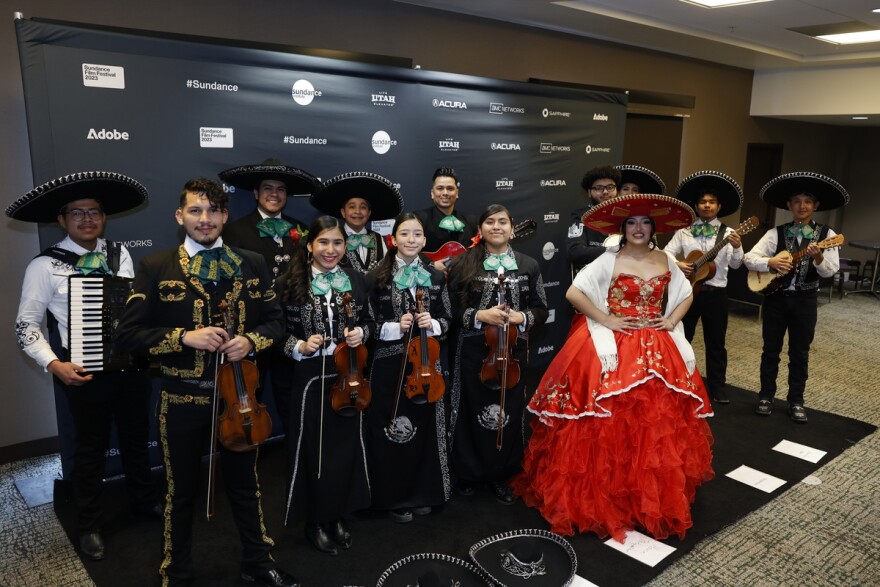 Some of the stars from "Going Varsity in Mariachi" attend the film's world premiere at the Sundance Film Festival.