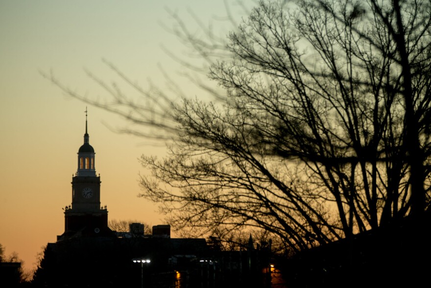 The Howard University Campus at sunrise in Washington, Saturday, Dec. 19, 2015. (Andrew Harnik/AP)