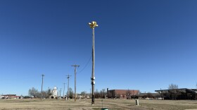 The town whistle in Greensburg.