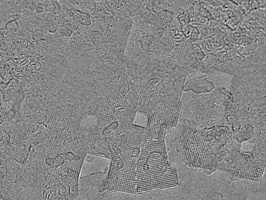 Water molecules between two layers of graphene arranged themselves in a lattice of squares — unlike any other known form of ice.