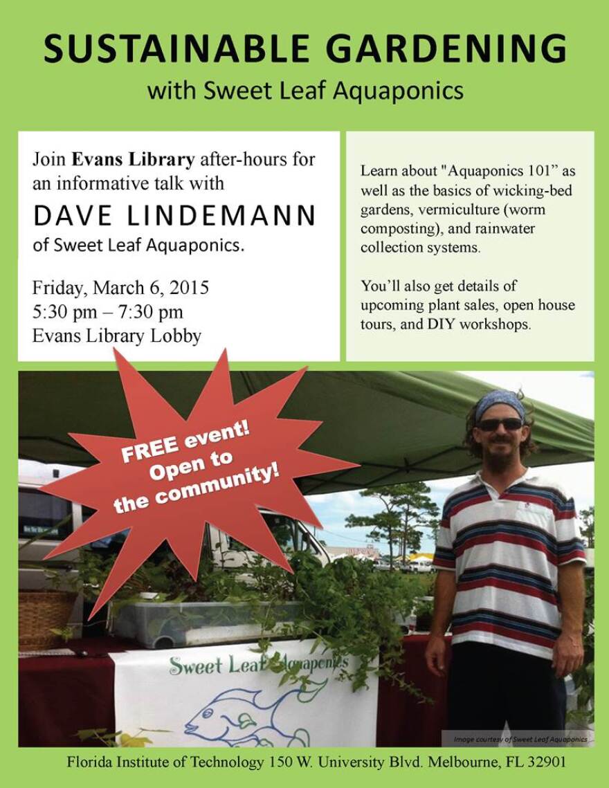 sustainable gardening poster