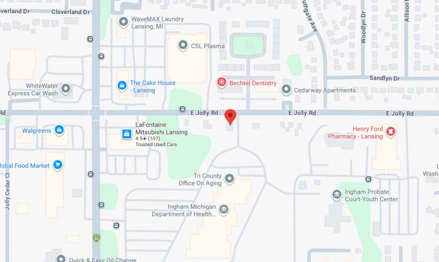 Map shows the area were the officer-involved shooting occurred Sept. 23.