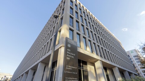 The U.S. Department of Education building is seen in Washington, Tuesday, Dec. 3, 2024.