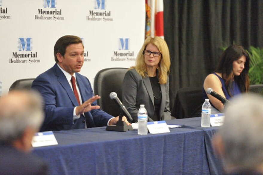 Gov. DeSantis speaking at an event