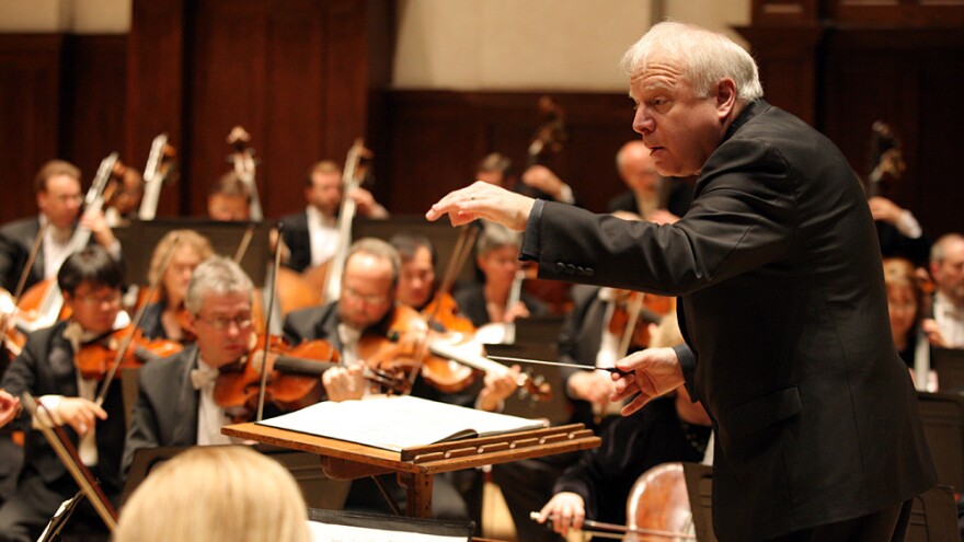 This weekend Leonard Slatkin leads the Detroit Symphony Orchestra in several premieres, webcast live.