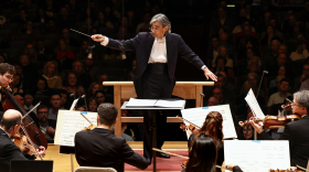 Kent Nagano conducting the Boston Symphony Orchestra