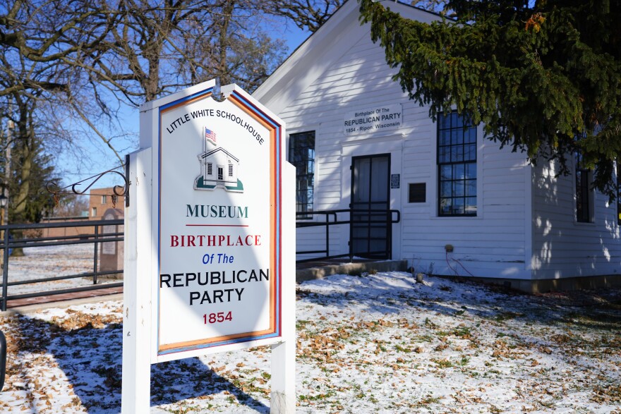 The National Historical site of the birthplace of the Republican Party in Ripon, Wisconsin.