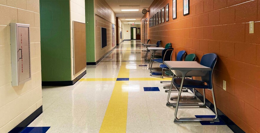 Findley school hallway