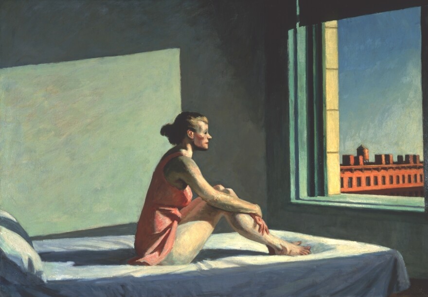 Edward and Josephine Hopper met as young students in art school in New York and married in 1924. Josephine was his only female model, and posed for his 1952 work,<em> <em>Morning Sun</em><em>.</em> </em>