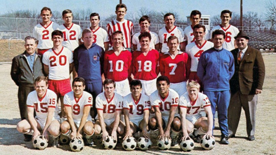 The Kansas City Spurs played matches at Municipal Stadium and then eventually at Pembroke High school. The teams was made up of a mix of major and minor league players from around the world with some Americans.