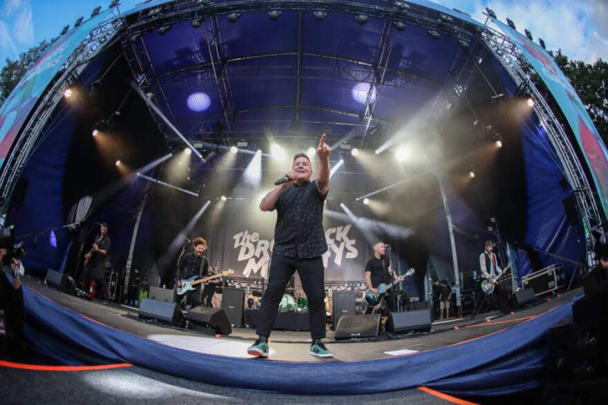 Ken Casey and the Dropkick Murphys performs at Iveagh Gardens on July 7, 2024 in Dublin, Ireland. (Debbie Hickey/Getty Images)