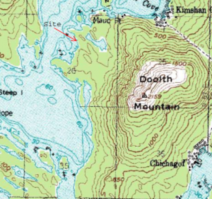 A map of Chichagof.
