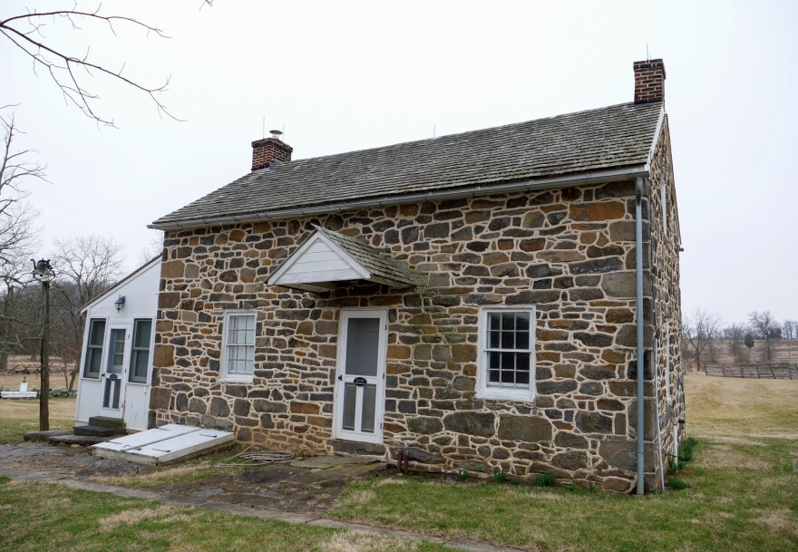 The Slyder House on the Gettysburg Battlefield.