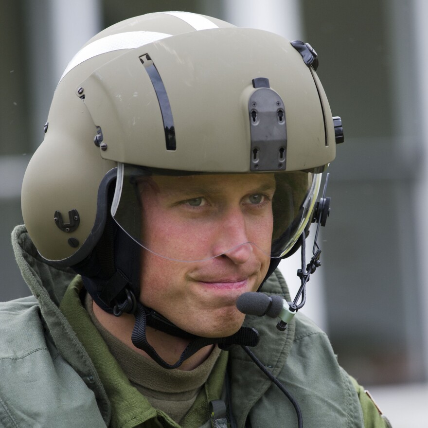 Flight Lt. Wales (a.k.a. Prince William or the Duke of Cambridge).