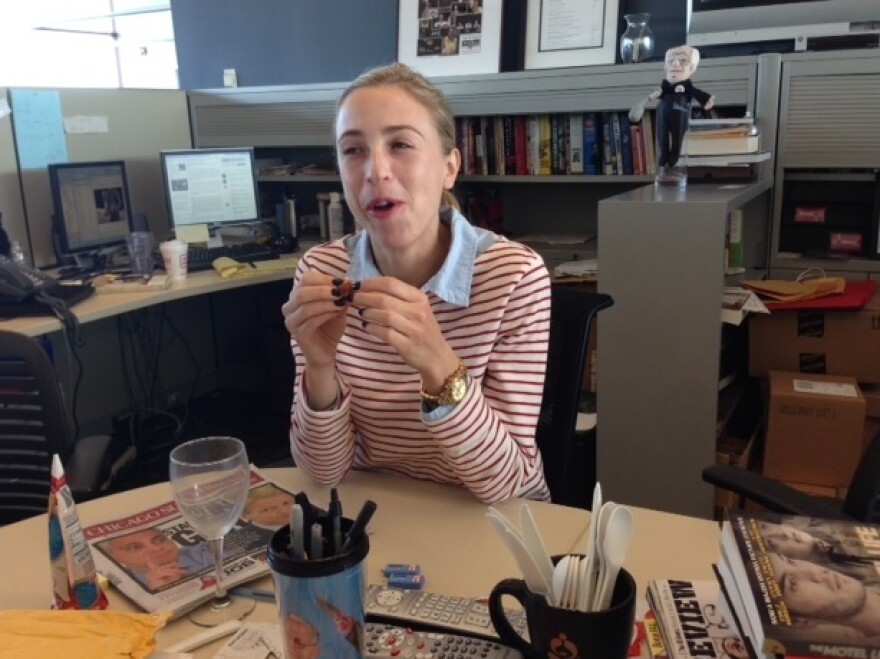 Eva thinks we're kidding when we tell her it's called lard bread.