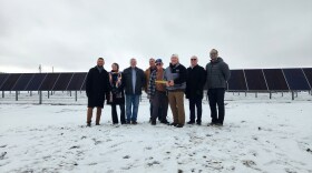 City of Delta hosted a ribbon cutting ceremony for a solar array west of town