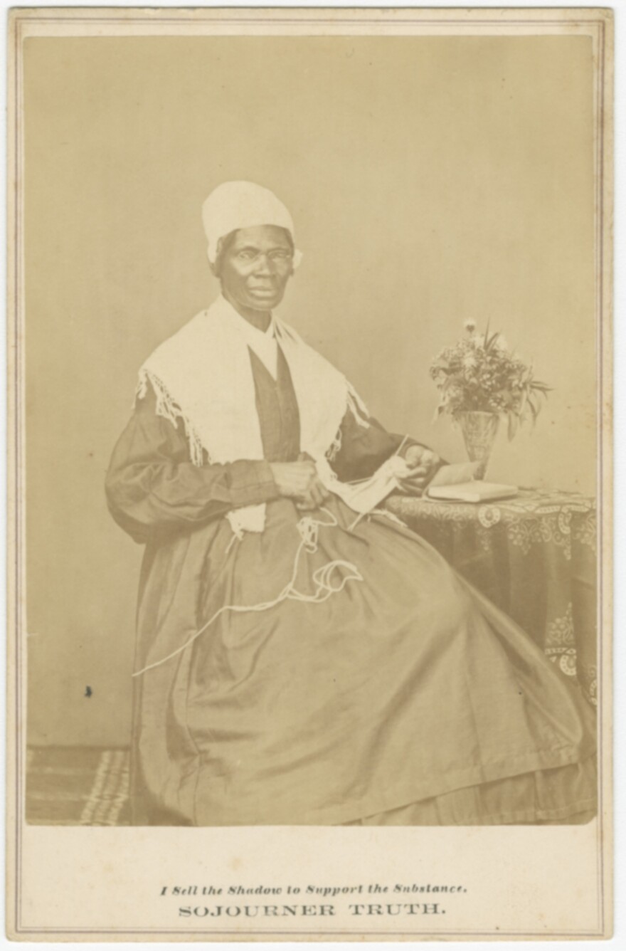 A cabinet card of Sojourner Truth from 1864 is among the oldest prints included in the special exhibition documenting the lives and cultures of African-Americans.