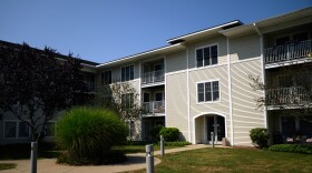 Apartments at Windward Village in Niantic, Conn. The new owners of the complex Alpha Capital Funds have raised its rent nearly $1,000 a month, and tenants there have been organizing to fight the increase and have called for legislators to enact better protections for renters. (Ryan Caron King/Connecticut Public)