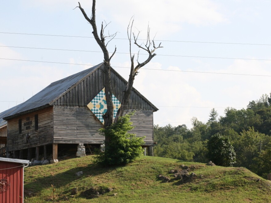 Jay and Ann Birdwell own this 1860 granary on Still Hollow Farm in East Tennessee.