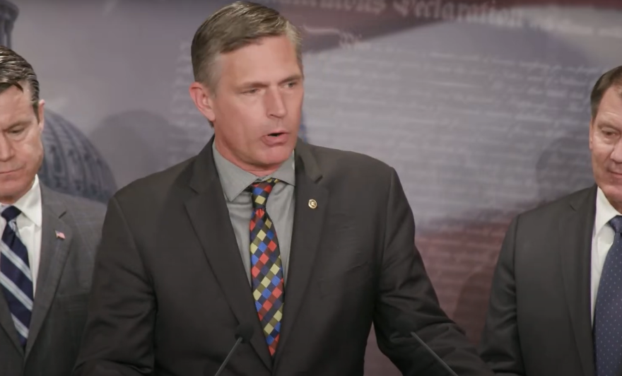 Senator Martin Heinrich speaking at the AI Roadmap unveiling