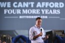 Republican presidential candidate Mitt Romney speaks during a roundtable discussion on manufacturing this Wednesday in Bedford Heights, Ohio.