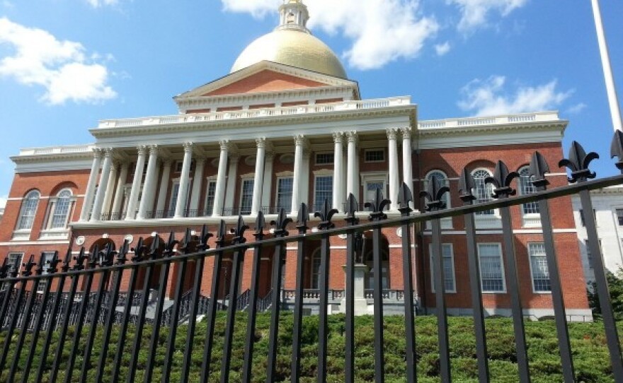The Massachusetts Statehouse.