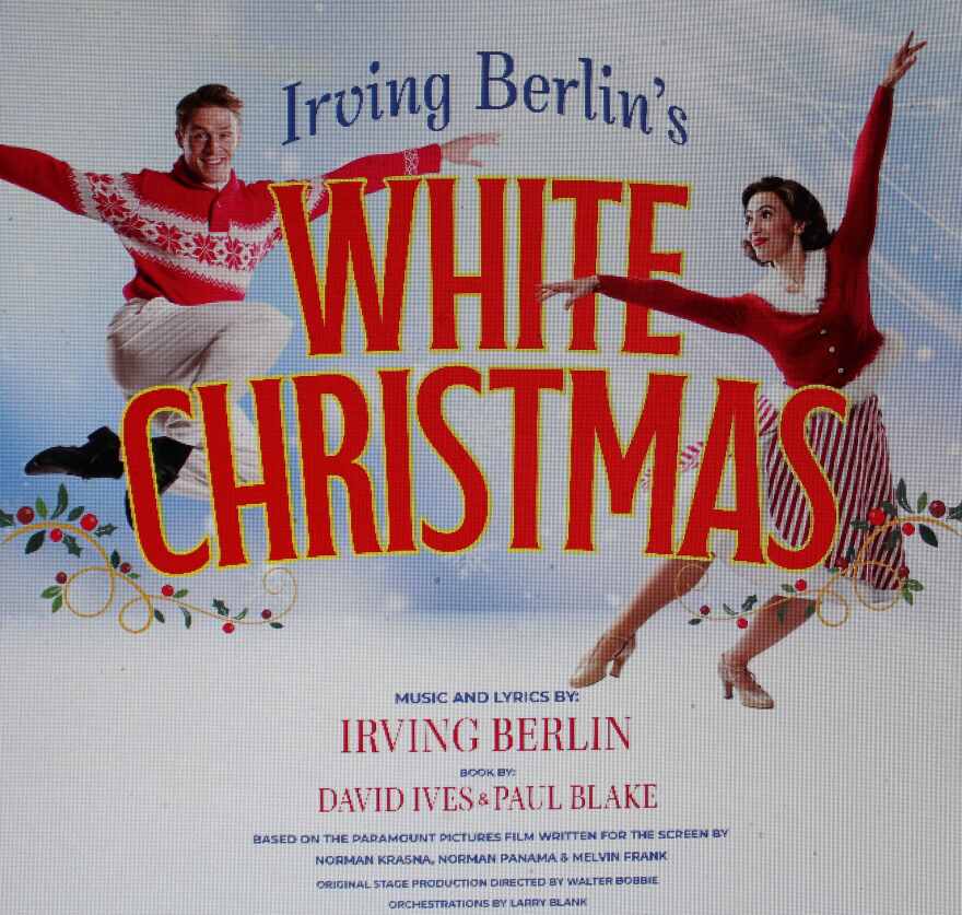 Gulfshore Playhouse Graphic for 'Irving Berlin's White Christmas'