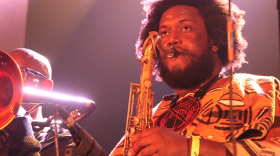 Kamasi Washington at the record release concert for <em>The Epic</em>.