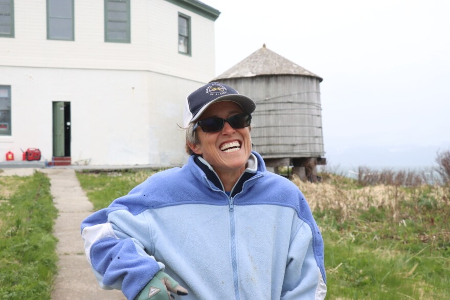 Sue York, executive director of the Eldred Rock Lighthouse Preservation Association, in May, 2026.