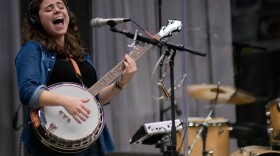 Cat Ridgeway performs in WNCW's Studio B