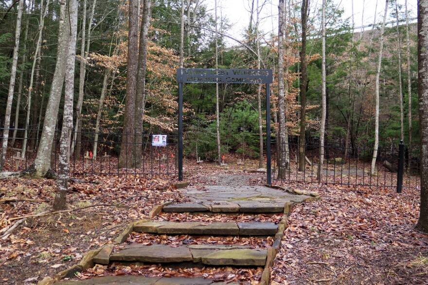 Whippoorwill Cemetery in Summersville, W.Va., serves as the final resting place for many of the men who died after working on the Hawks Nest Tunnel.