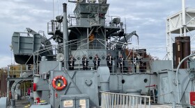 Veterans aboard the LST 325 on Veterans Day, 2025