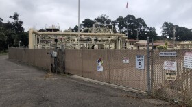 An oil facility in Goleta.