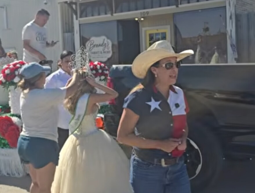 Republican incumbent candidate for Texas Congressional District 15 Monica De La Cruz in Cuero, Texas