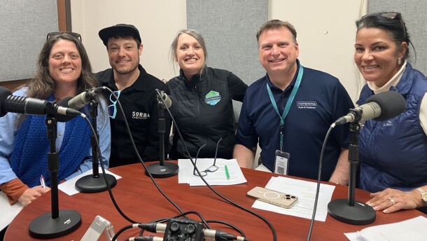 Brenna Kelly, Sunshine Loveless, Gail Loveland Barille, Brian Smith and Karen Shostak - at WUTC.