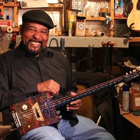 Clarksdale, Mississippi-based blues musician James "Super Chikan" Johnson