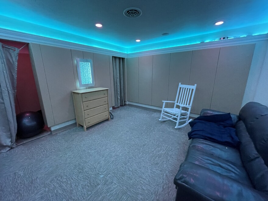  The Erie County Fair's new sensory room, pictured, was created to be a calming, quiet space for anyone who needs to take a break from the fair.
