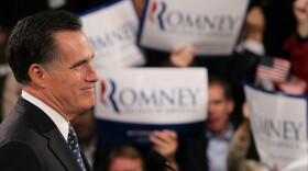 In his New Hampshire primary victory speech Tuesday, Mitt Romney chided GOP rivals for challenging his record as the former head of a private equity firm. 