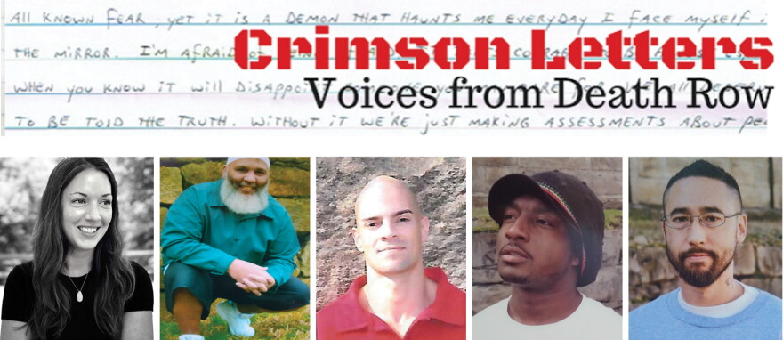 The new book "Crimson Letters: Voices from Death Row" features personal essays by four men in Raleigh's Central Prison.