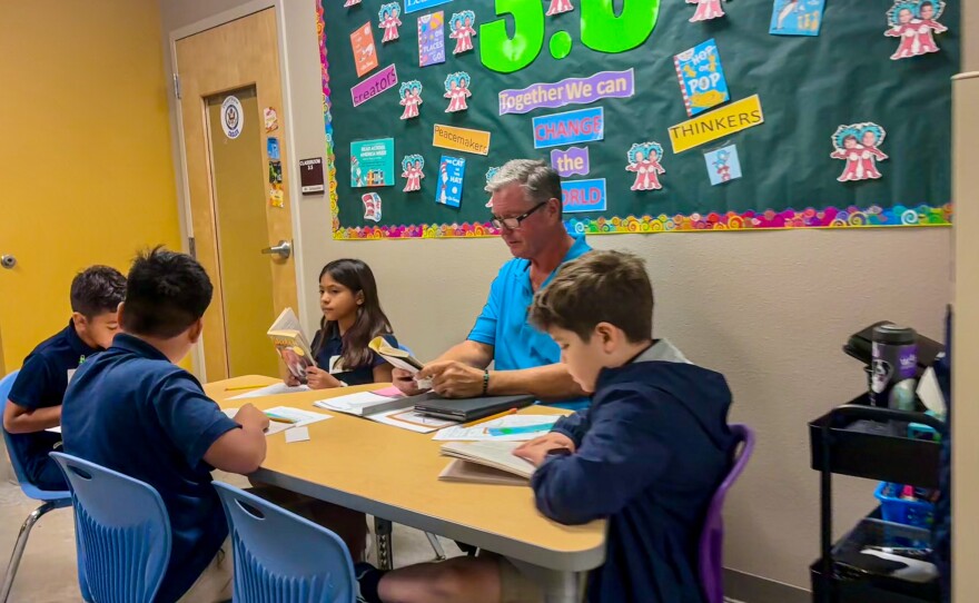 Learning coaches, also known as paraprofessionals, work in small groups outside the classroom to help ensure student success.
