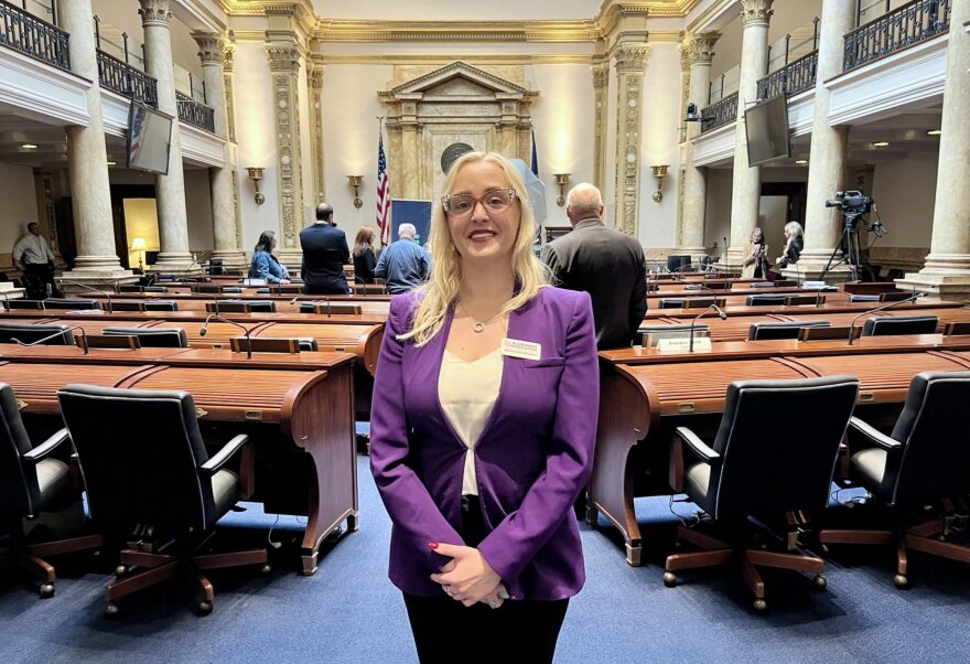 Mackenzie Wallace, the director of public policy at the Alzheimer’s Association. March 26, 2025.