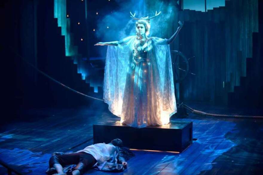 John P. Keller and Kimmi Johnson star in Orlando Shakespeare Theater’s production of The Adventures of Pericles. Photo by Tony Firriolo.